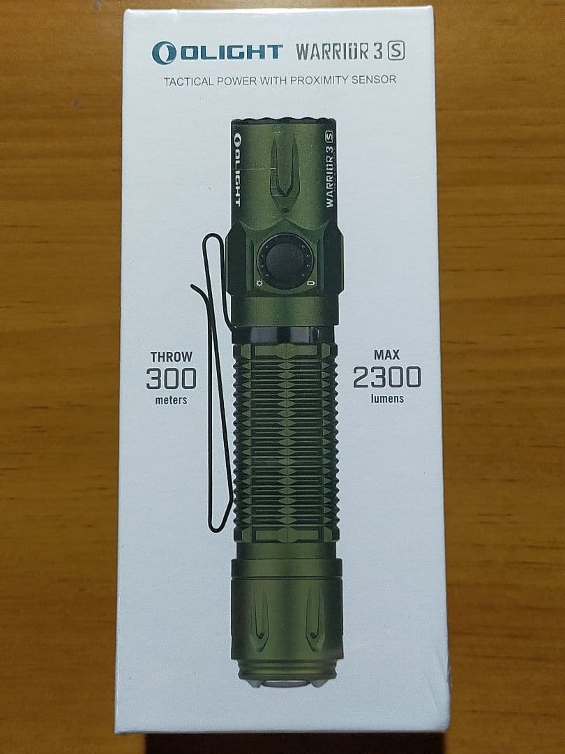 オーライト WARRIOR 3S タクティカルライト アーミーグリーン