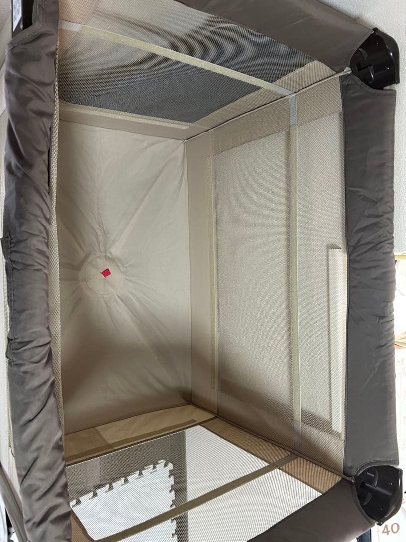 【値下げ】アップリカ　ココネル　折りたたみ式ベビーベッド