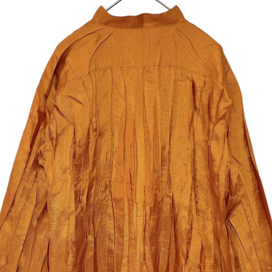 極美品 プリーツプリーズ イッセイミヤケ 長袖シャツ ブラウス L ヴィンテージ