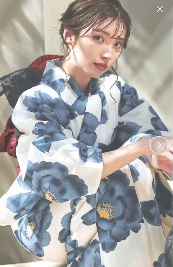 Dita 浴衣4点セット 浴衣 腰紐 シワヘコ帯 下駄