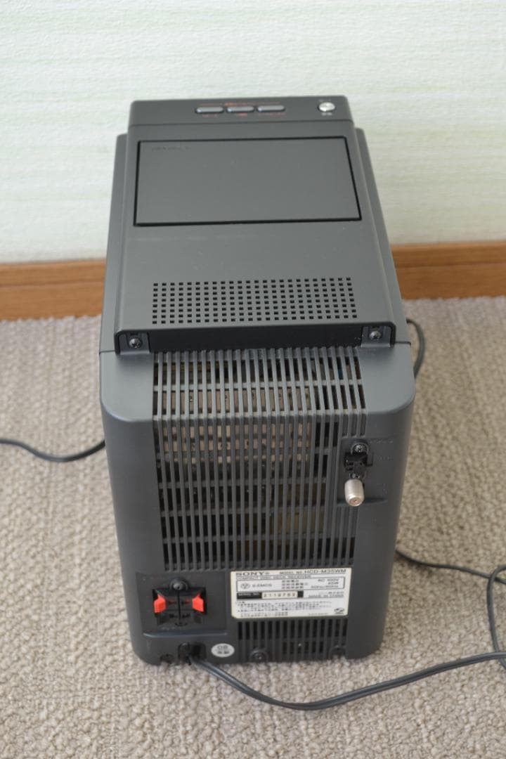 ソニー コンポ HCD-M35WM スピーカー SS-CM35　リモコン付き現状