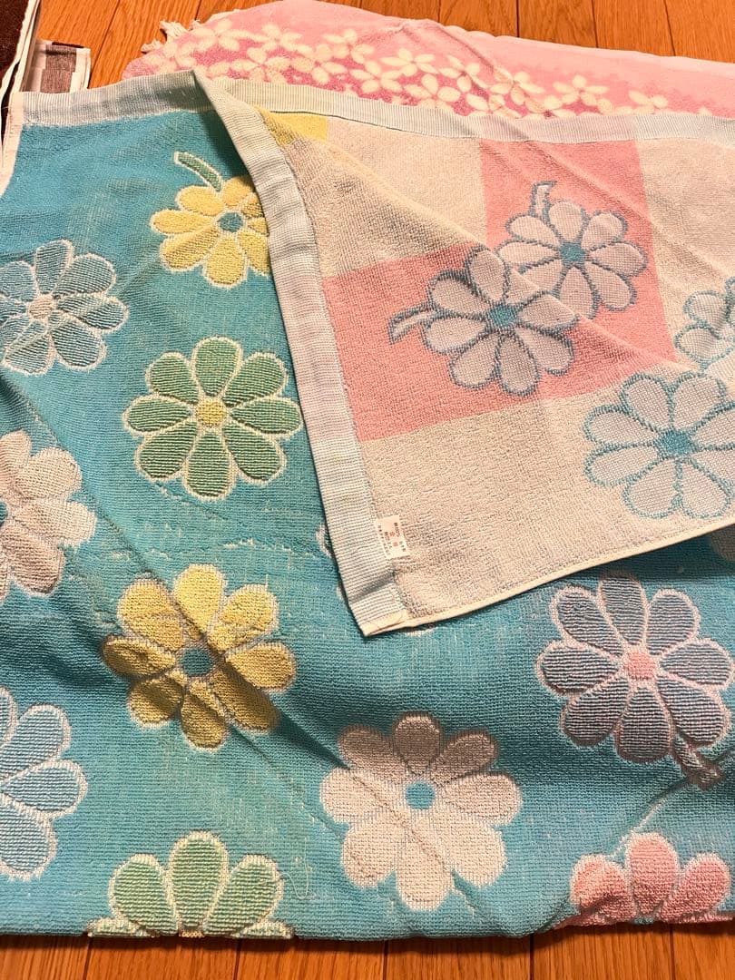 昭和レトロ　バスタオル　11箱12枚　大量　まとめ売り　レトロポップ 当時物