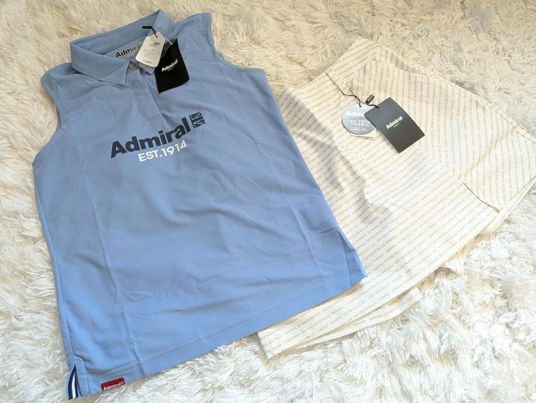 新品タグ付 アドミラル ゴルフ 上下セットアップ レディースM