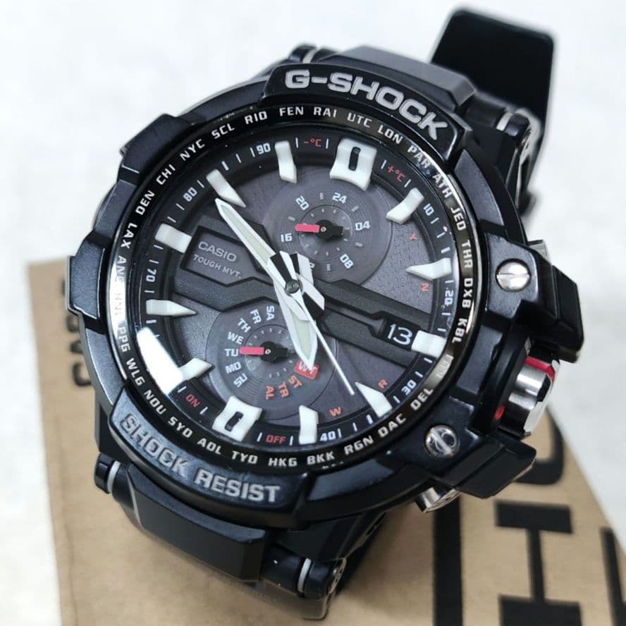 【美品】G-SHOCK グラビティマスター 電波ソーラー GW-A1000