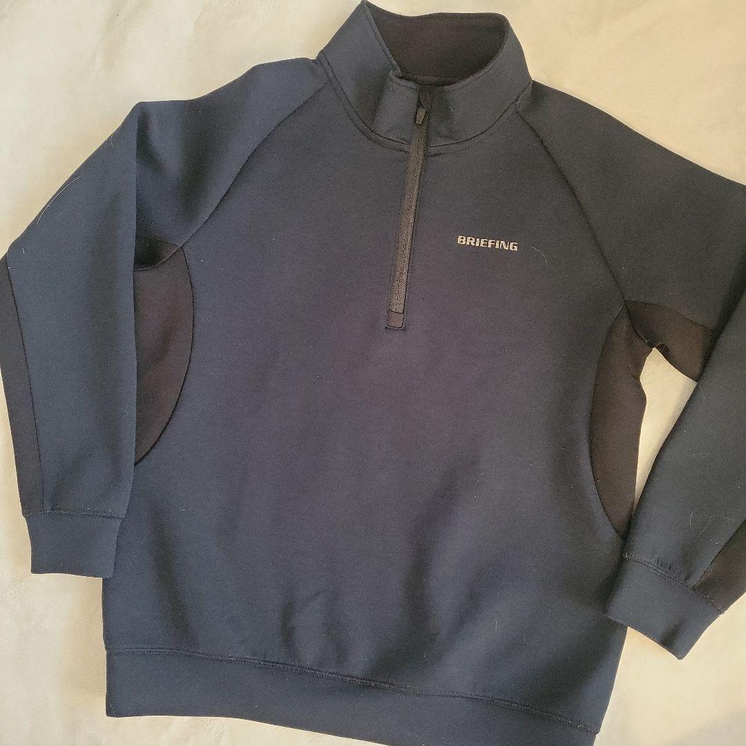 BRIEFING ウォームシリーズ 3Dロゴハーフジップ☆