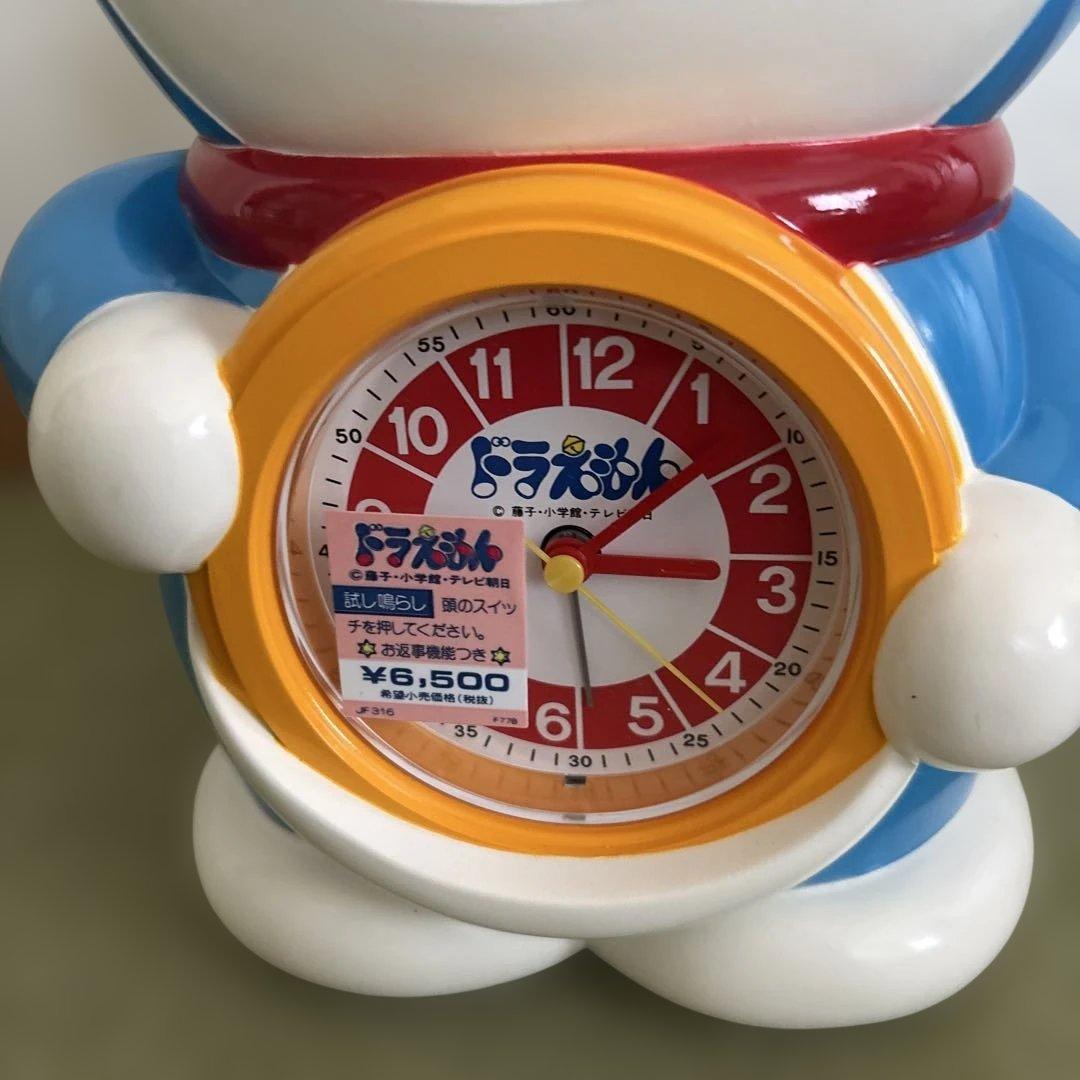 レトロ　新品未使用‼️ドラえもん初代大山のぶ代　目覚まし時計