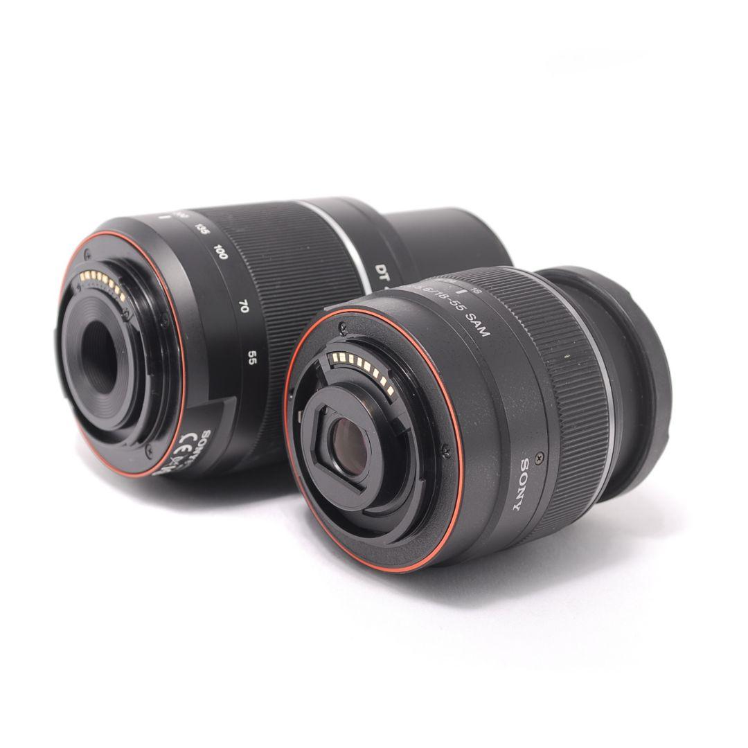 ❤即購入1000円OFF❤ SONY α57 望遠レンズ ダブルズームキット