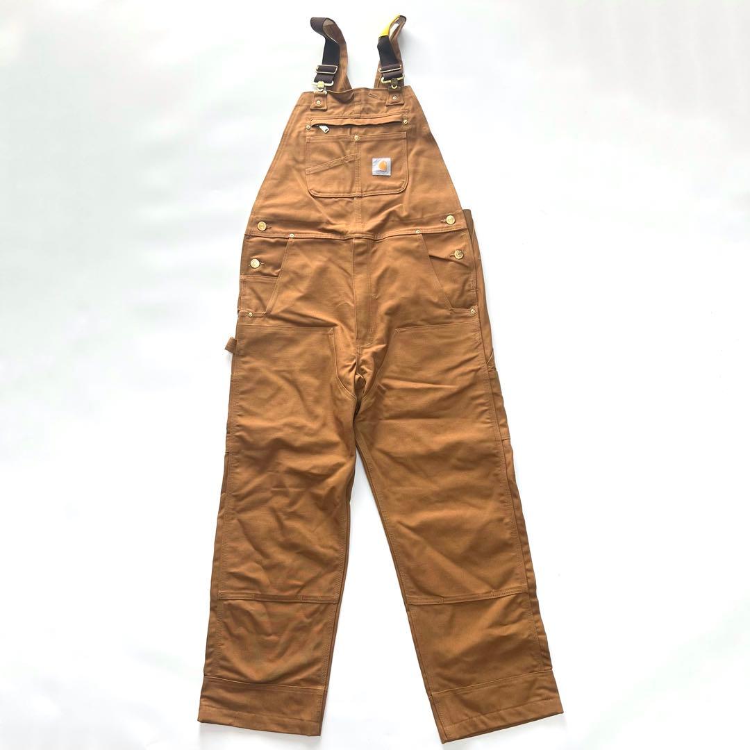 【札付き未使用品】カーハート　ダックビブオーバーオール　アメリカ製　34×30