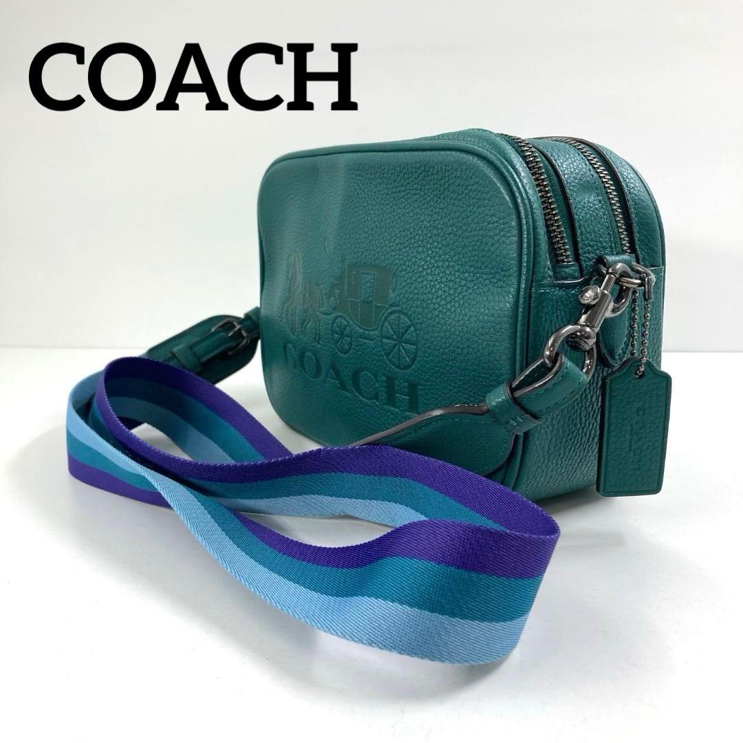 美品 COACH コーチ　クロスボディバッグ　ホースアンドキャリッジ ジェス