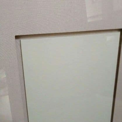 書道 展覧会用額縁 浮かし額縁 半懐紙版