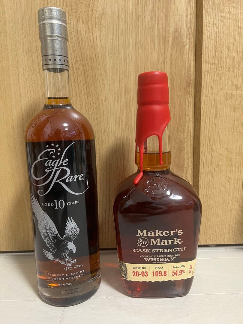 Eagle Rare 10年 & Maker's Mark カスクストレングス