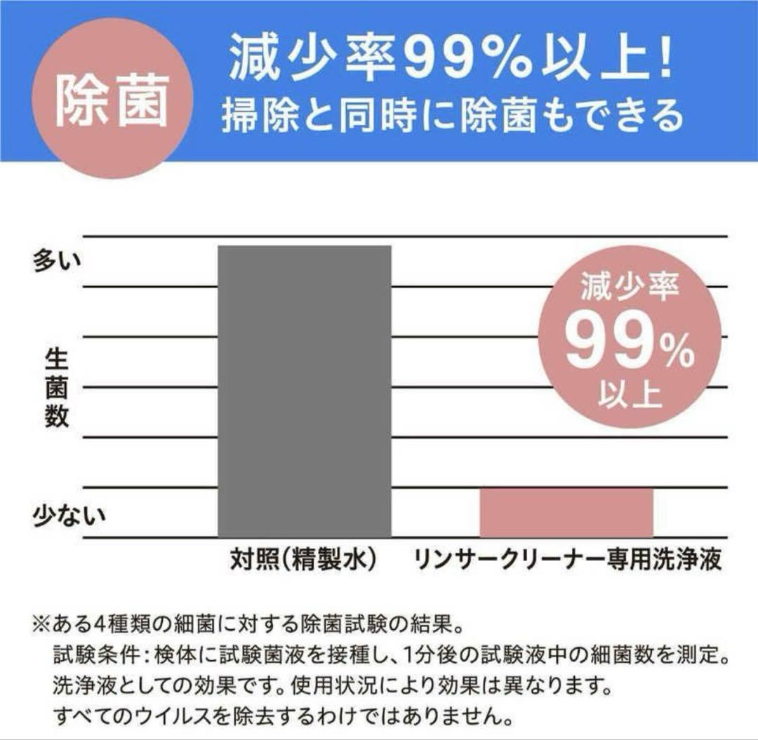 アイリスオーヤマ リンサークリーナー RNS-P10-W 専用洗浄液2本付き