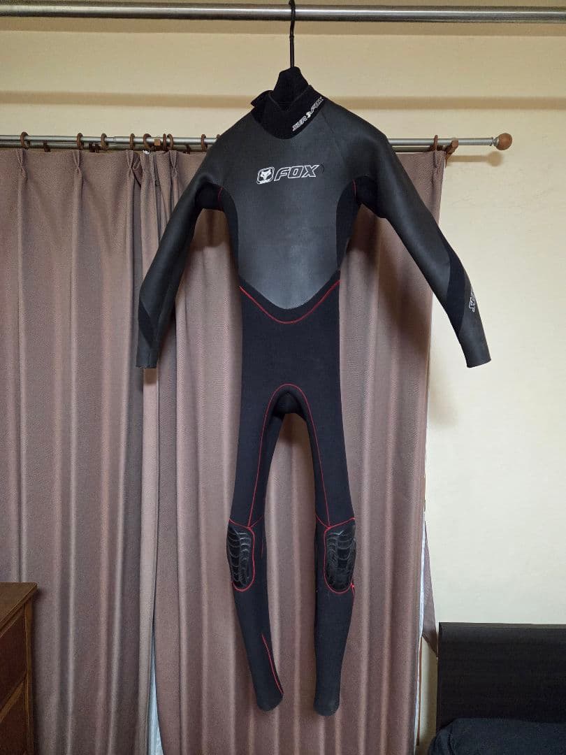 5ミリウエットスーツ　FOX裏起毛