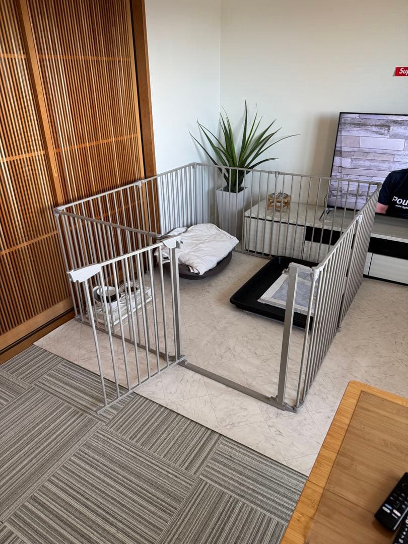 ペットサークル グレージュ 8枚セット