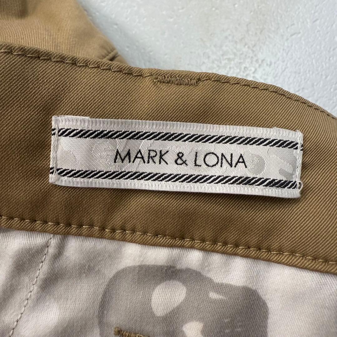 MARK&LONA ストレッチ パンツ ゴルフ GOLFメンズ L ベージュ