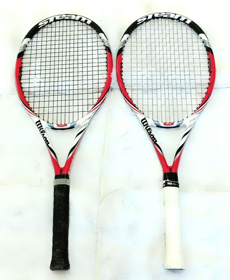 Wilson Steam 95 錦織圭 テニスラケット 309g 2本セット♪