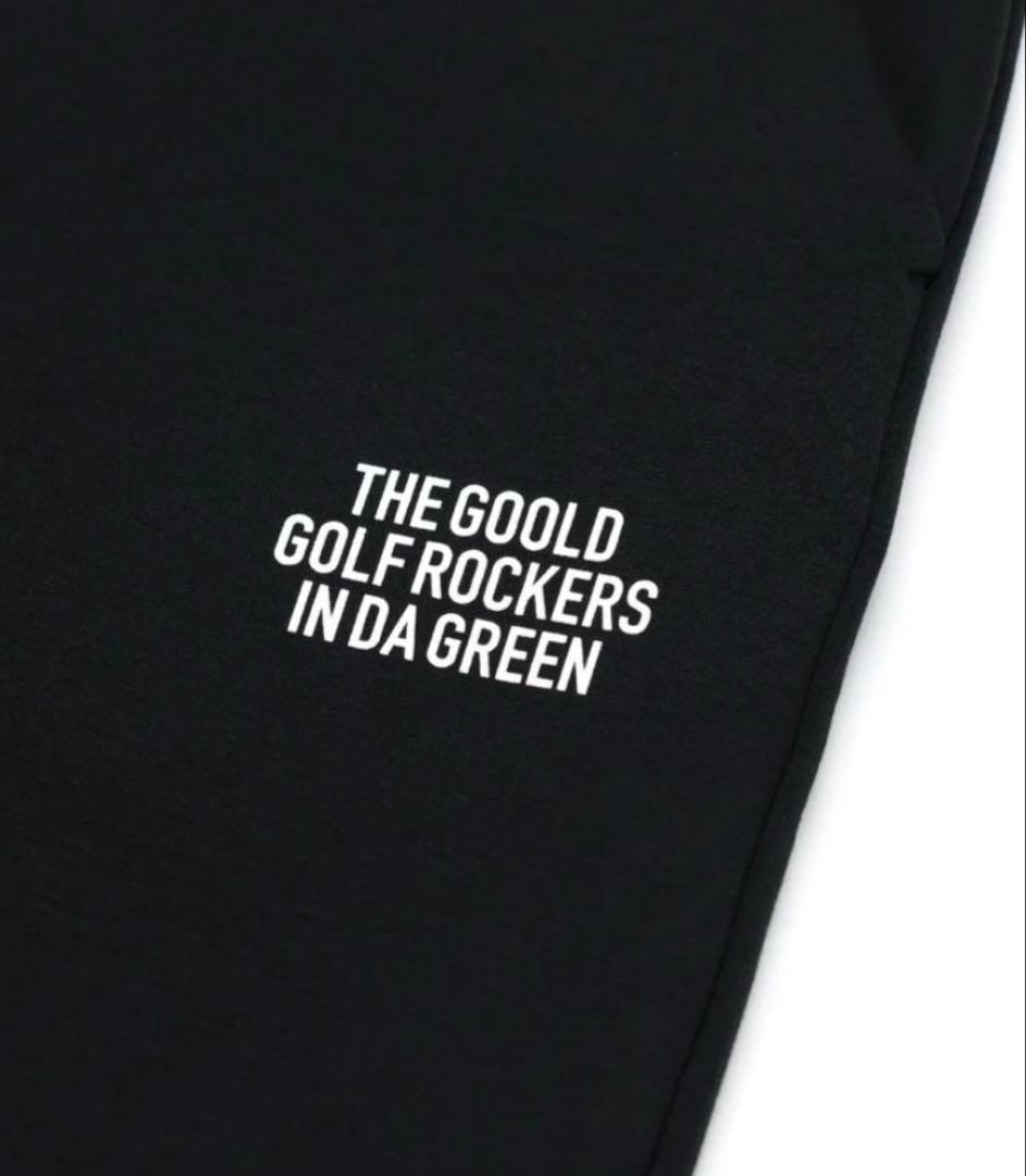 ゴールドゴルフロッカーズ ブラック フード付きジャケットとパンツセット
