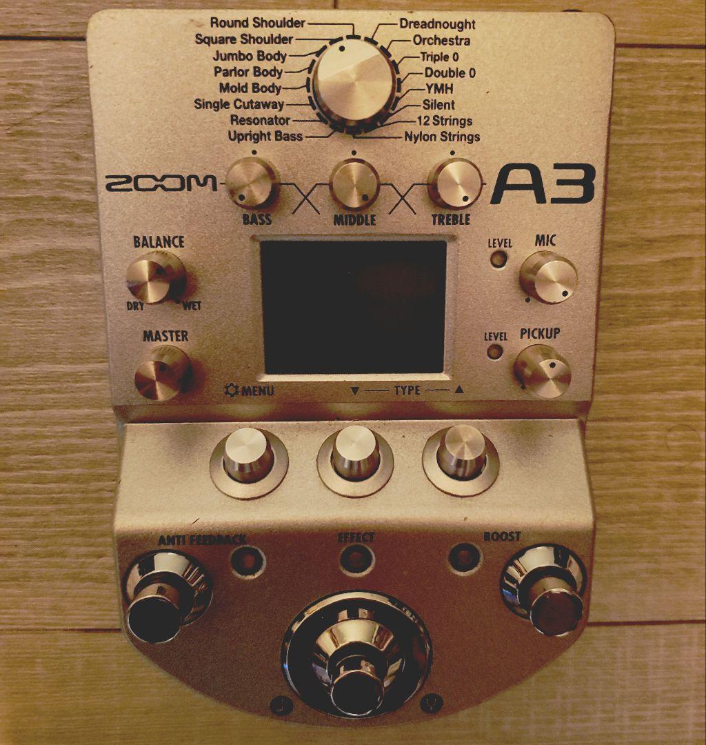 Zoom A3 ギターエフェクター シルバー