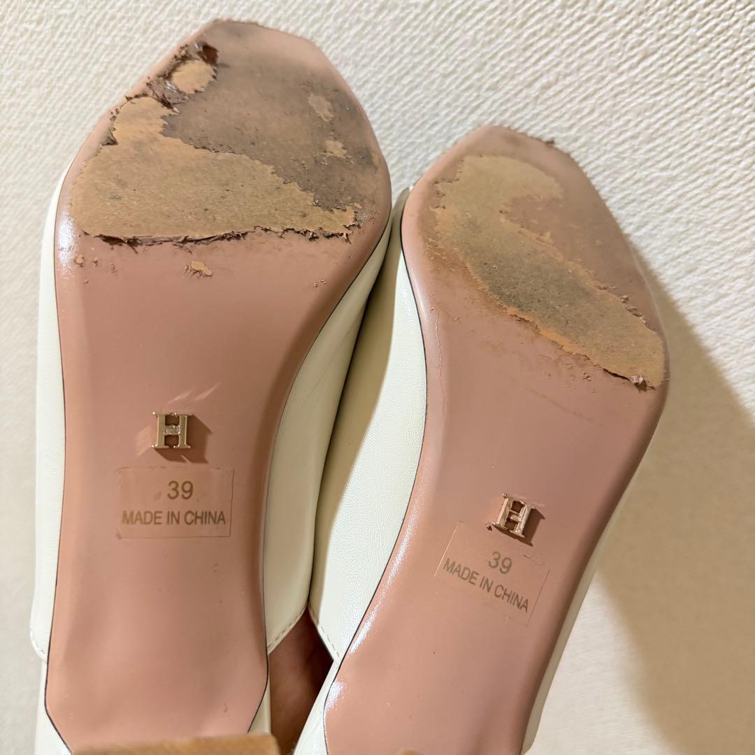 herlipto Mademoiselle Mules【vanilla】 39