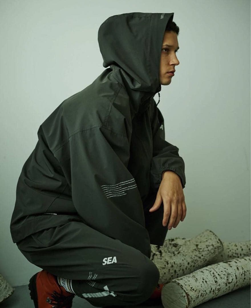 WIND AND SEA ウィンダンシー リフレクションナイロンパーカー