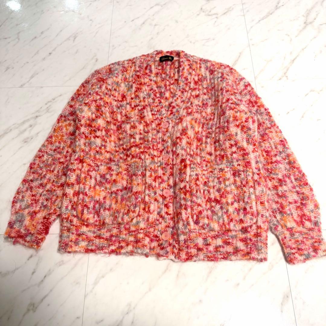 【まま✨️】ドゥロワー 5Gミックス ニット カーディガン ウール モヘヤ