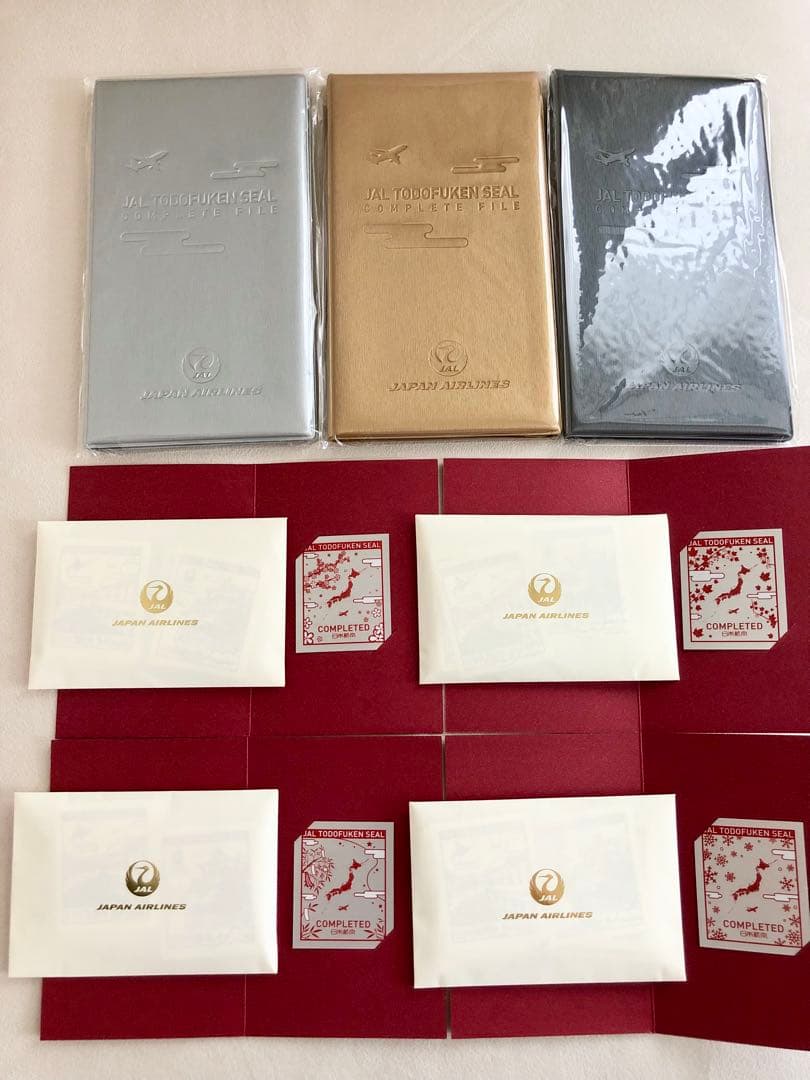 JAL 都道府県シール　コンプリート　(ファイル未開封)