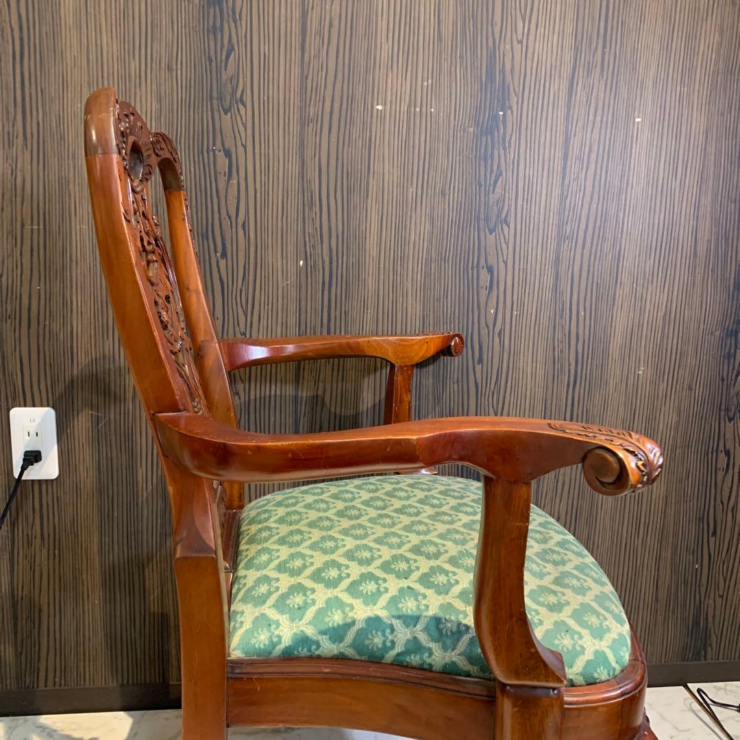 ☆送料無料☆ アンティーク　アームチェア