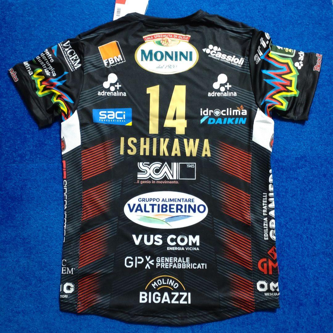 石川祐希選手#14　ペルージャ　ユニフォーム　ホーム用　M