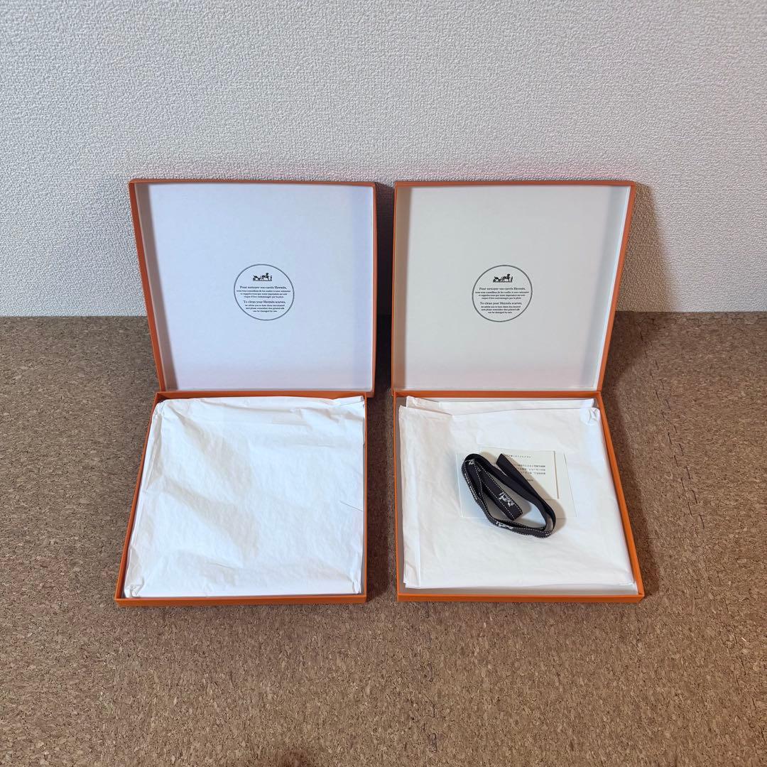 【美品】エルメス 空箱 8個 カレ90 スカーフ
