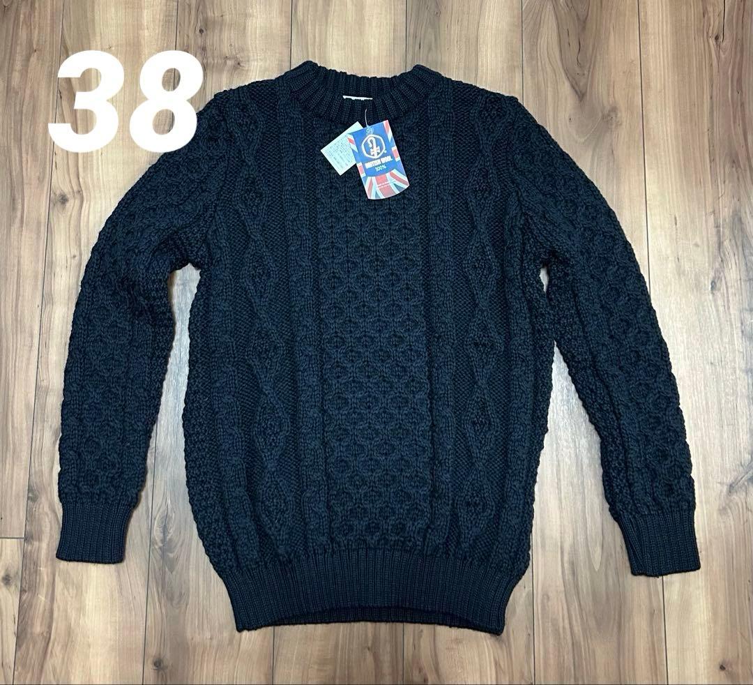 KERRY WOOLLEN MILLS ケーブル クルーセーター