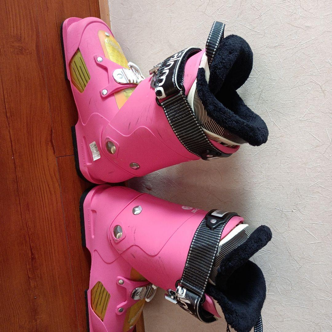 Salomon 女性用スキーブーツ 24.5cm ピンク