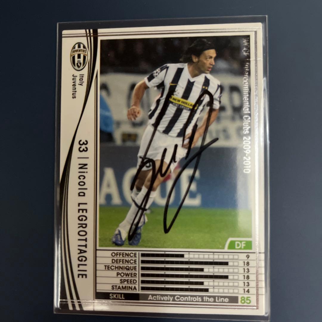 WCCF　ユベントス10選手直筆サイン入りカード