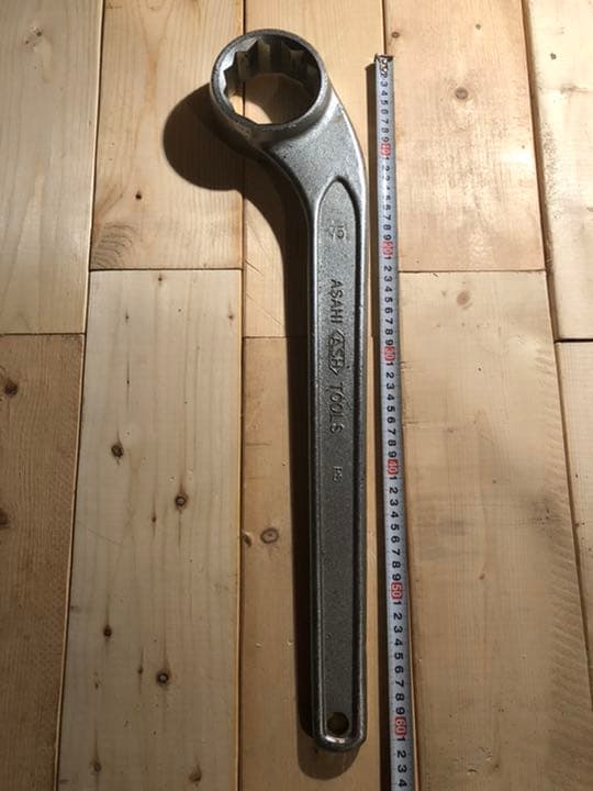 ASHHI ASH TOOLS片口メガネ75mm CHRONE-IANADIUM