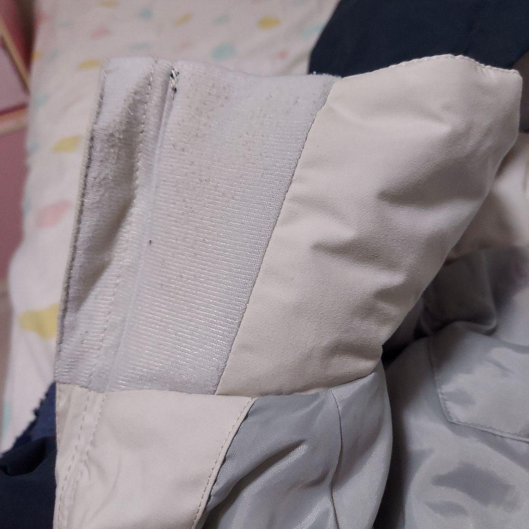 デサント　スキーウエア　150cm オフホワイト&ネイビー