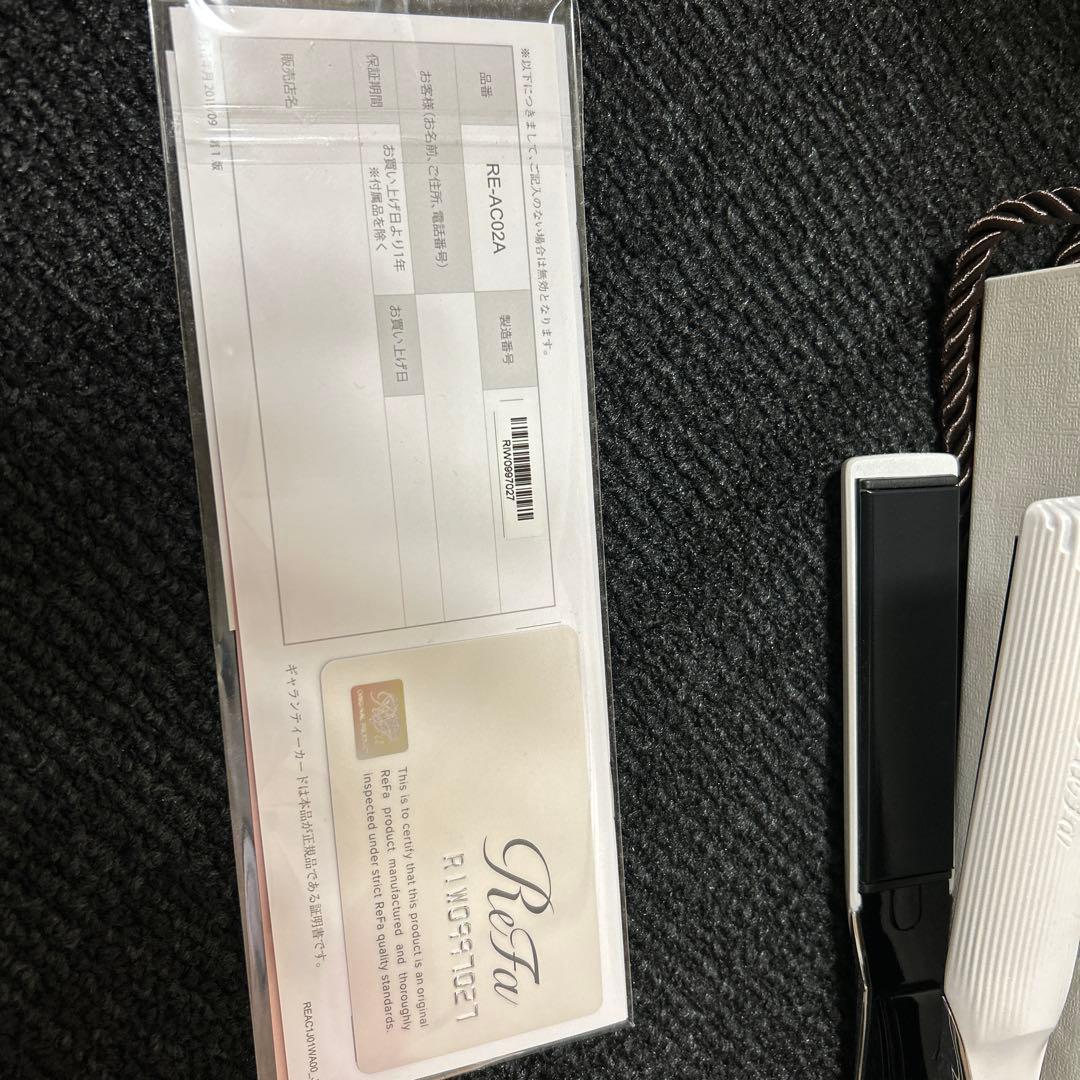 【新品】ReFa ストレートヘアアイロン シルバー