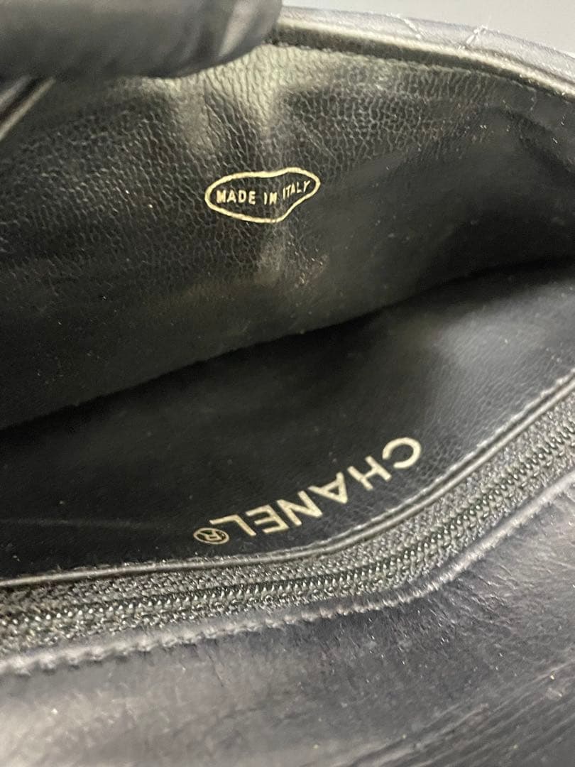 ※美品※ CHANEL シャネル　マトラッセ　ウエストポーチ　ラムスキン　黒