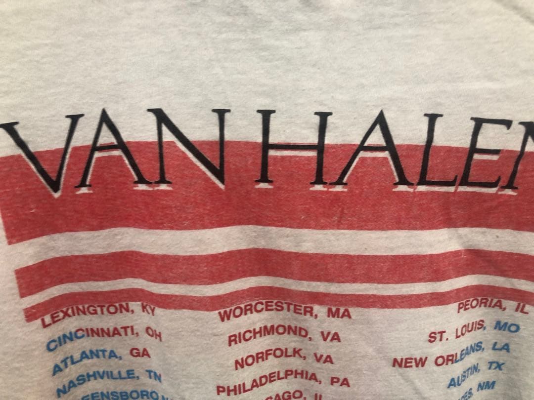 Van Halen ヴァン・ヘイレン Tシャツ　1988全米ツアー　80s