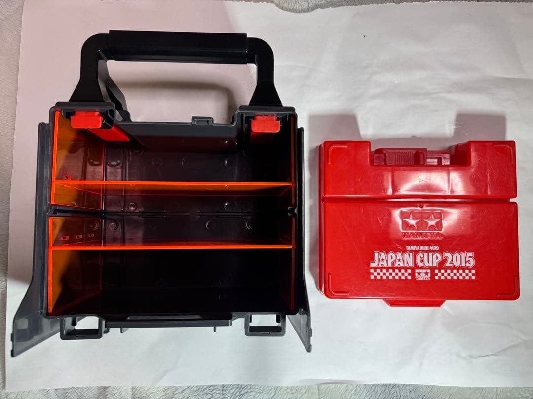 ミニ四駆引退セットツールボックス スピードチェッカー パーツ色々