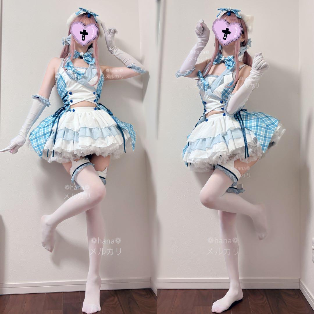 ❁ウィッグ付❁ フルセット ネコぱら バニラ コスプレ メイド