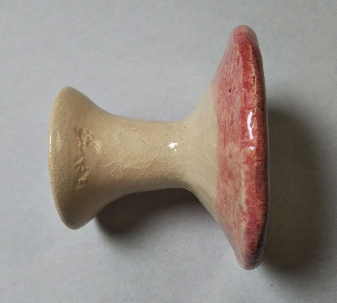 茶道具 蓋置 楽 朝顔 吉村楽入 楽入窯 新品 京焼 清水焼