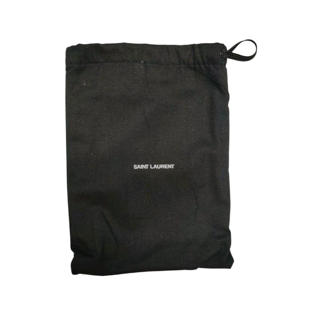 サンローラン　名刺入れ　ビジネスカードホルダー　アイボリー　ベージュ