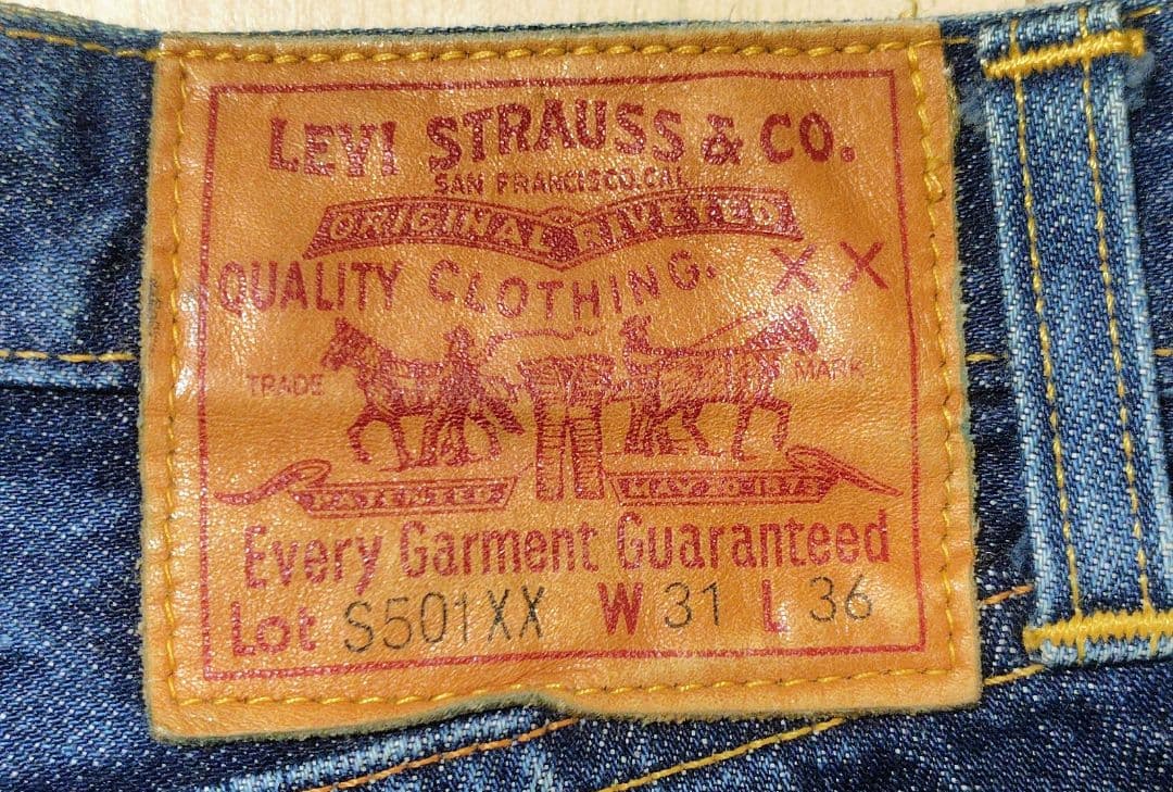 レア美品【Levi's】S501XX大戦モデル☆デニムパンツW31★復刻