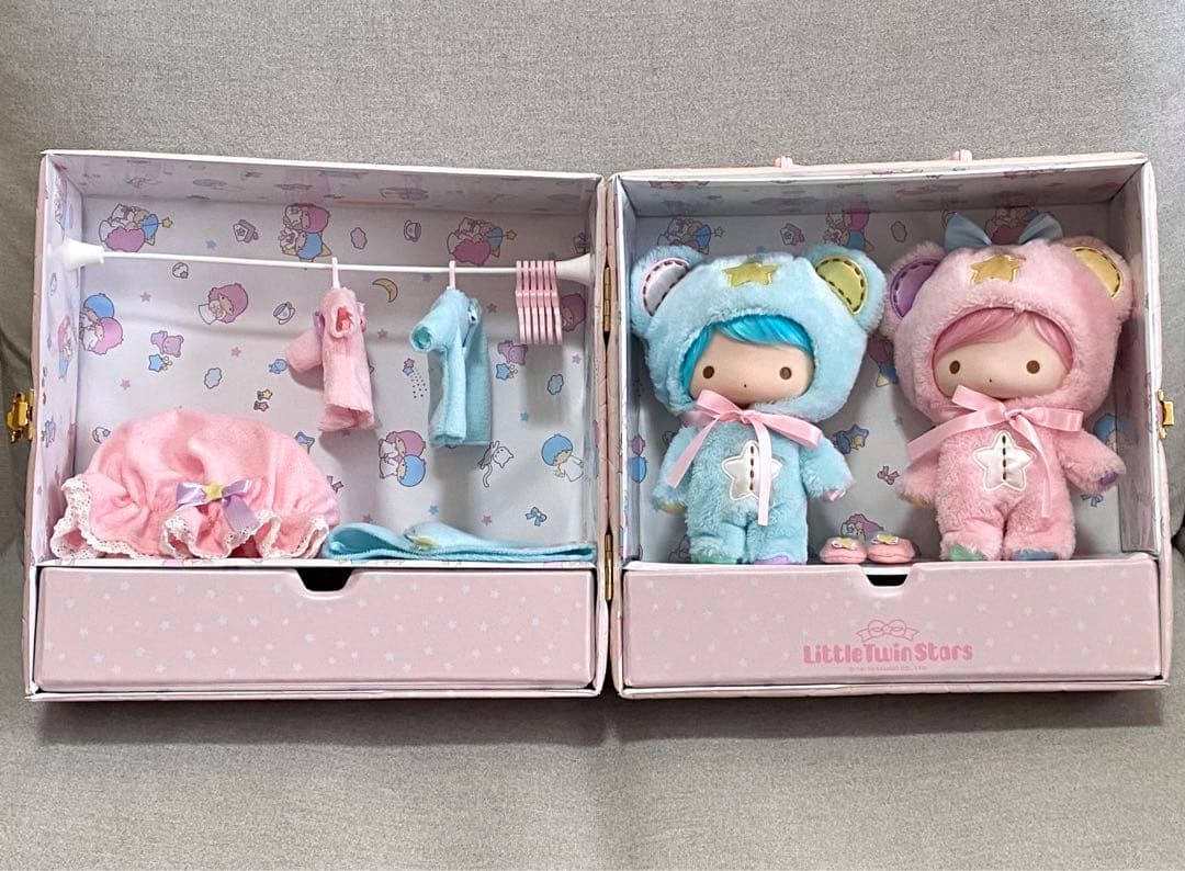 キキララ ソフビドールセット トランク 着ぐるみ 一式 リトルツインスターズ