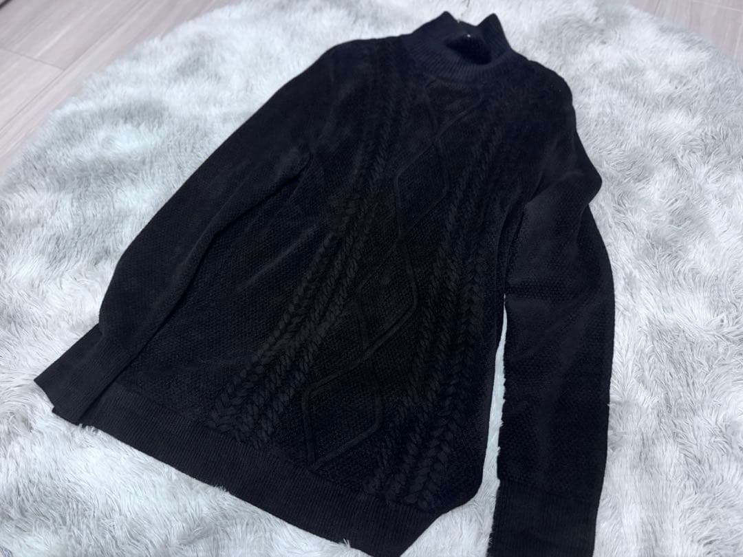 abyts ハイネックケーブルニットセーター 佐藤健 ABYTS