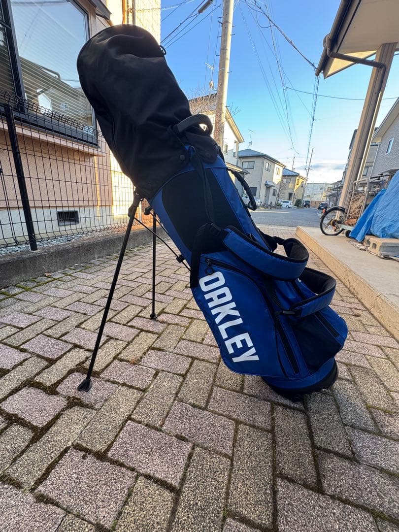 Oakley スタンド式キャディバッグ 青