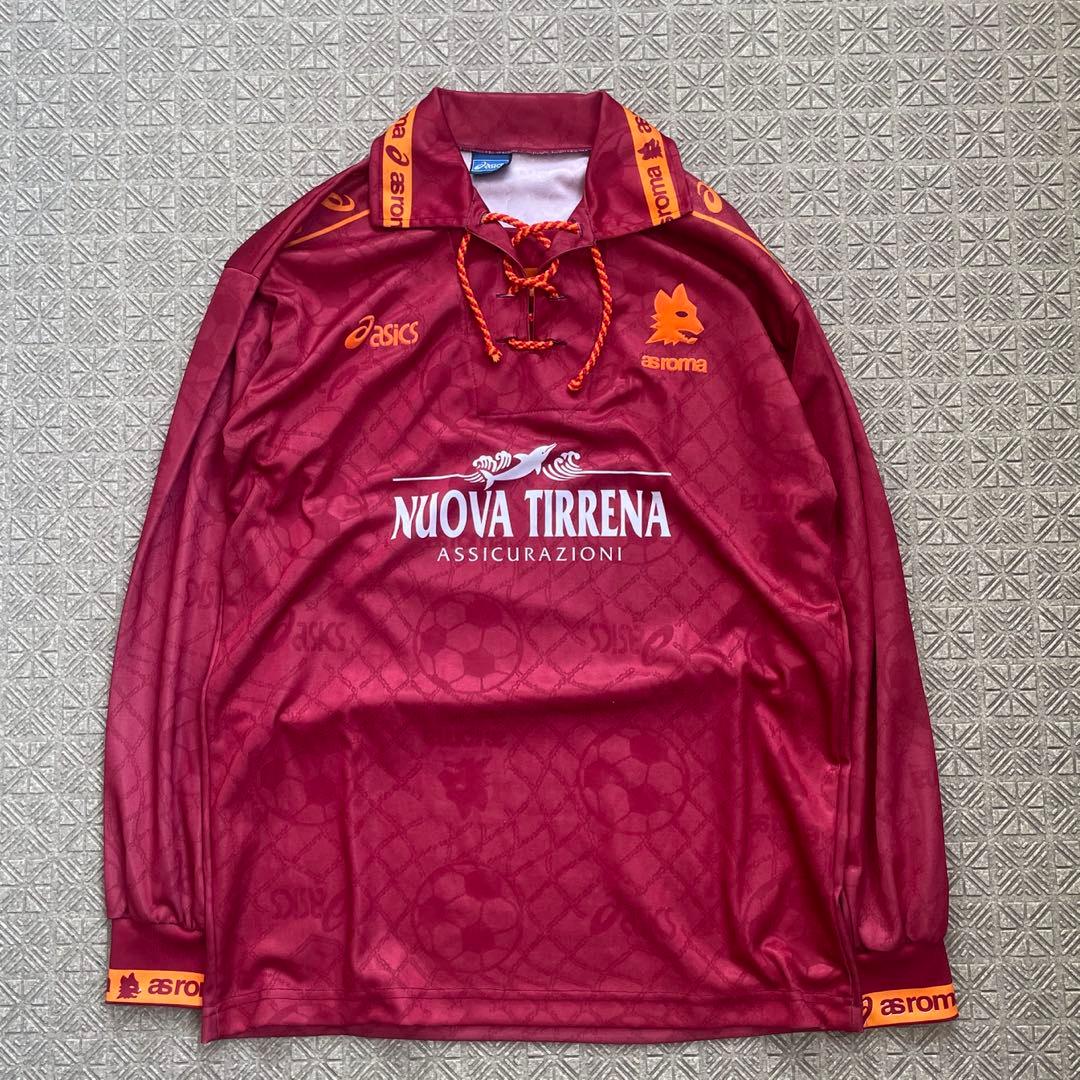 ウェア 90s 1994/1995 AS ROMA soccer game shirt