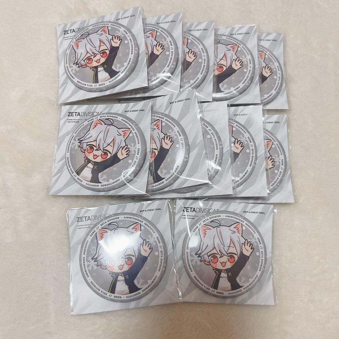 かず猫 缶バッジ