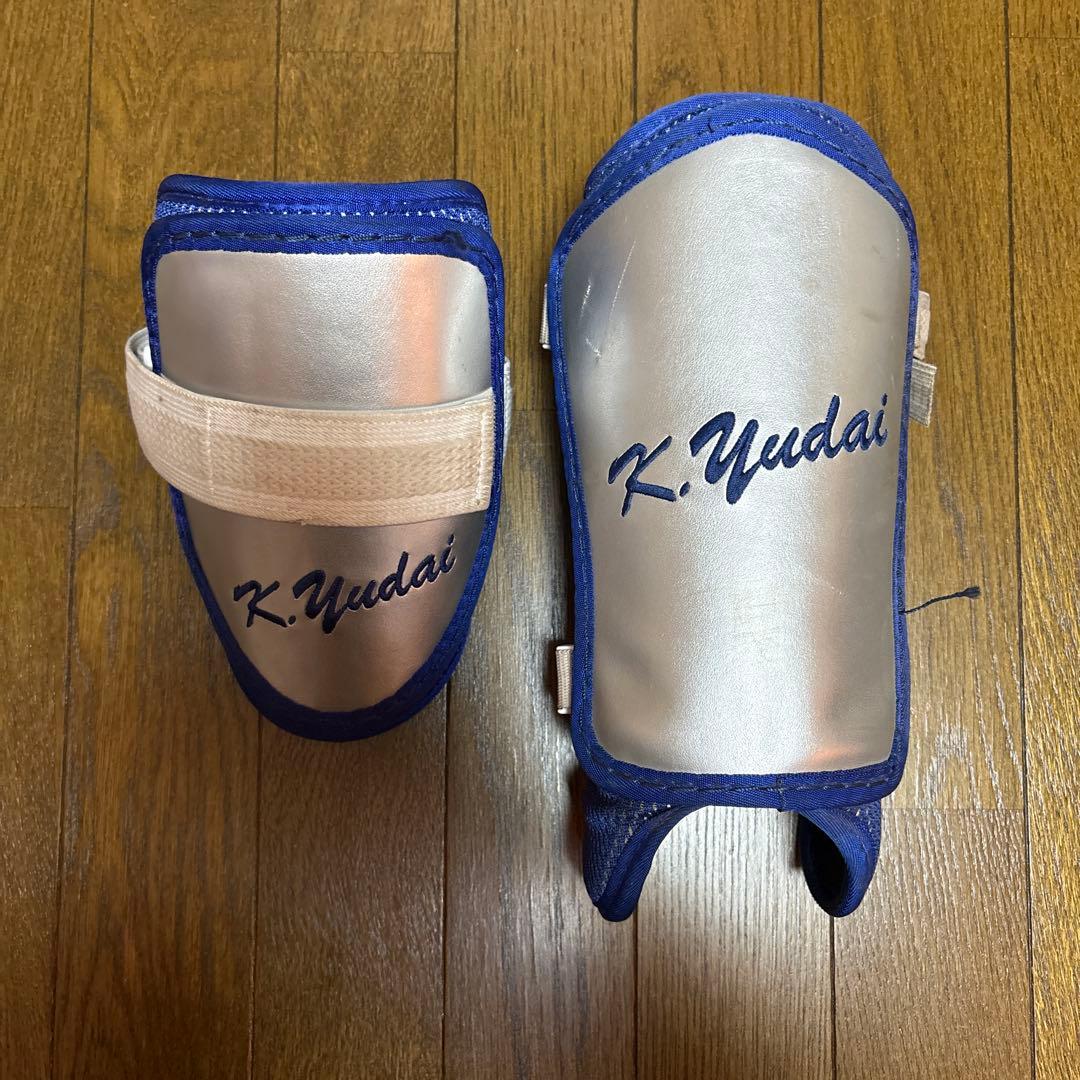 エルボーガード フットガード　青/銀