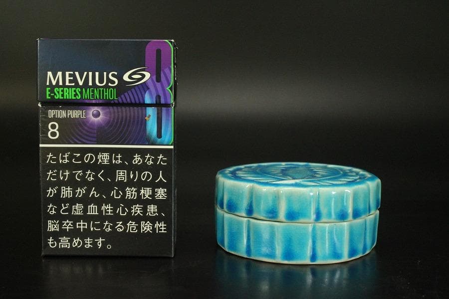 茶道具 浅黄交趾 香合 木箱付(メ1131)