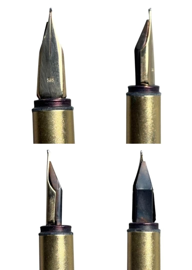 モンブラン ノブレス 万年筆 ペン先 585 K14 14金 ゴールドカラー